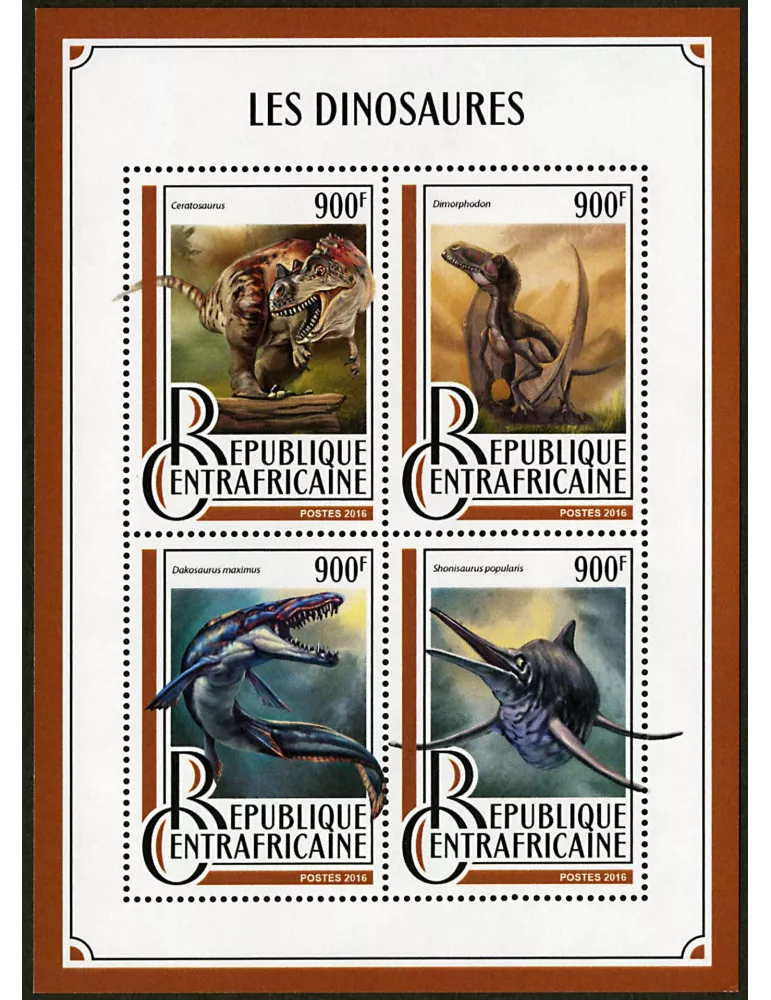 n° 4745 - Timbre CENTRAFRIQUE Poste