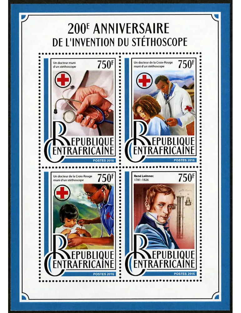 n° 4789 - Timbre CENTRAFRIQUE Poste