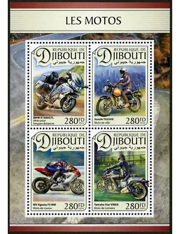 n° 1288 - Timbre DJIBOUTI Poste