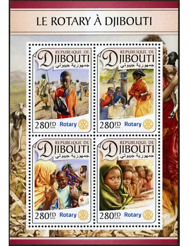 n° 1308 - Timbre DJIBOUTI Poste
