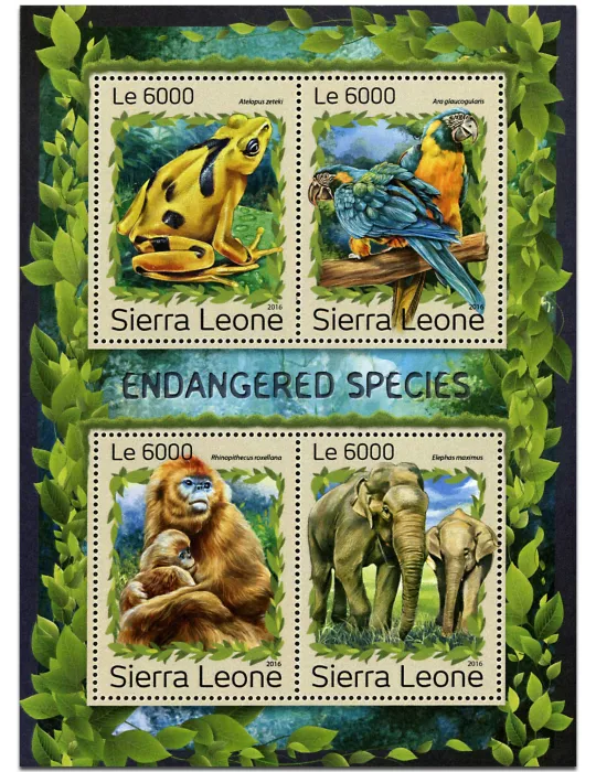 n° 6537 - Timbre SIERRA LEONE Poste