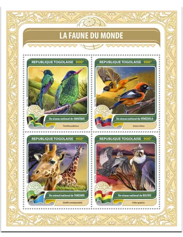 n° 5222 - Timbre TOGO Poste
