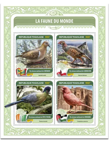 n° 5238 - Timbre TOGO Poste
