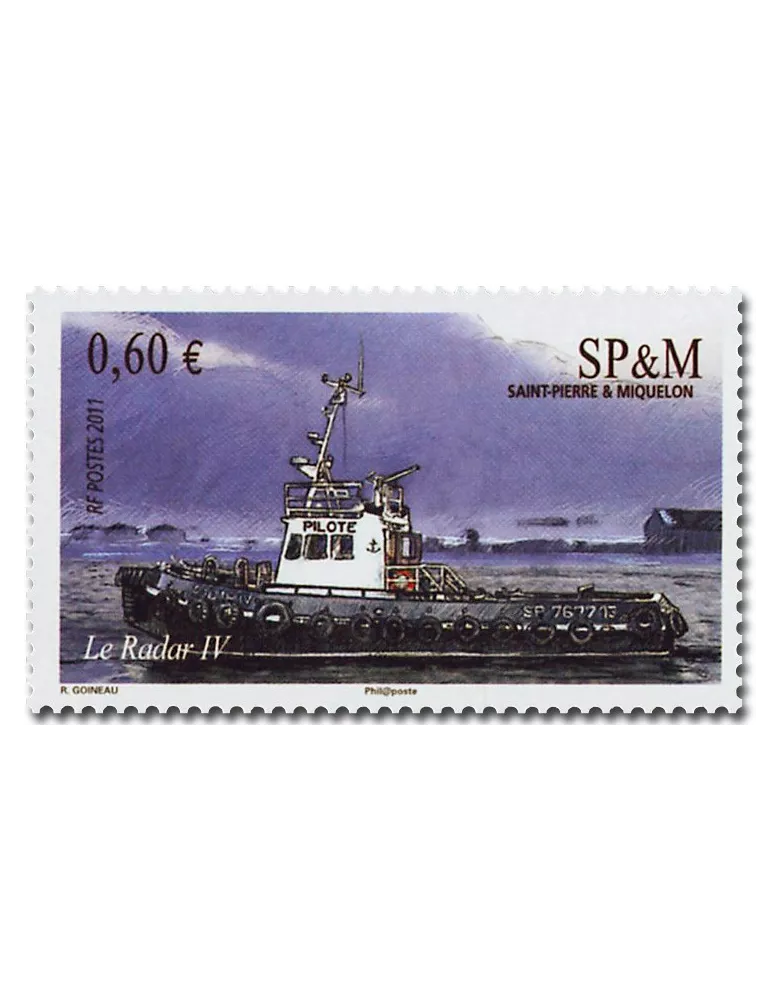 n° 1010/1013 (BF 17) - Timbre Saint-Pierre et Miquelon Poste