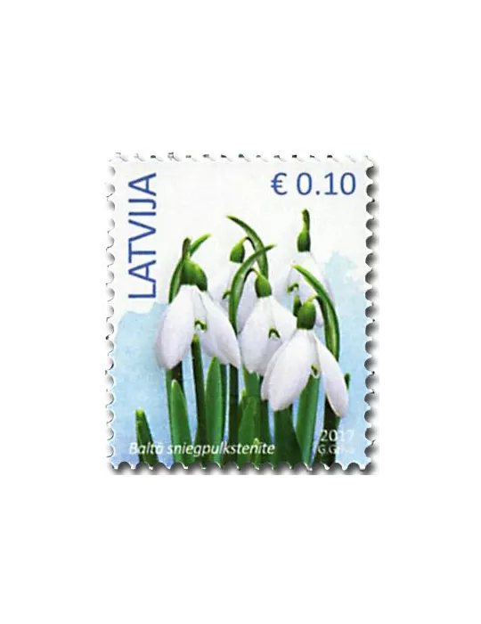 n° 977 - Timbre LETTONIE Poste