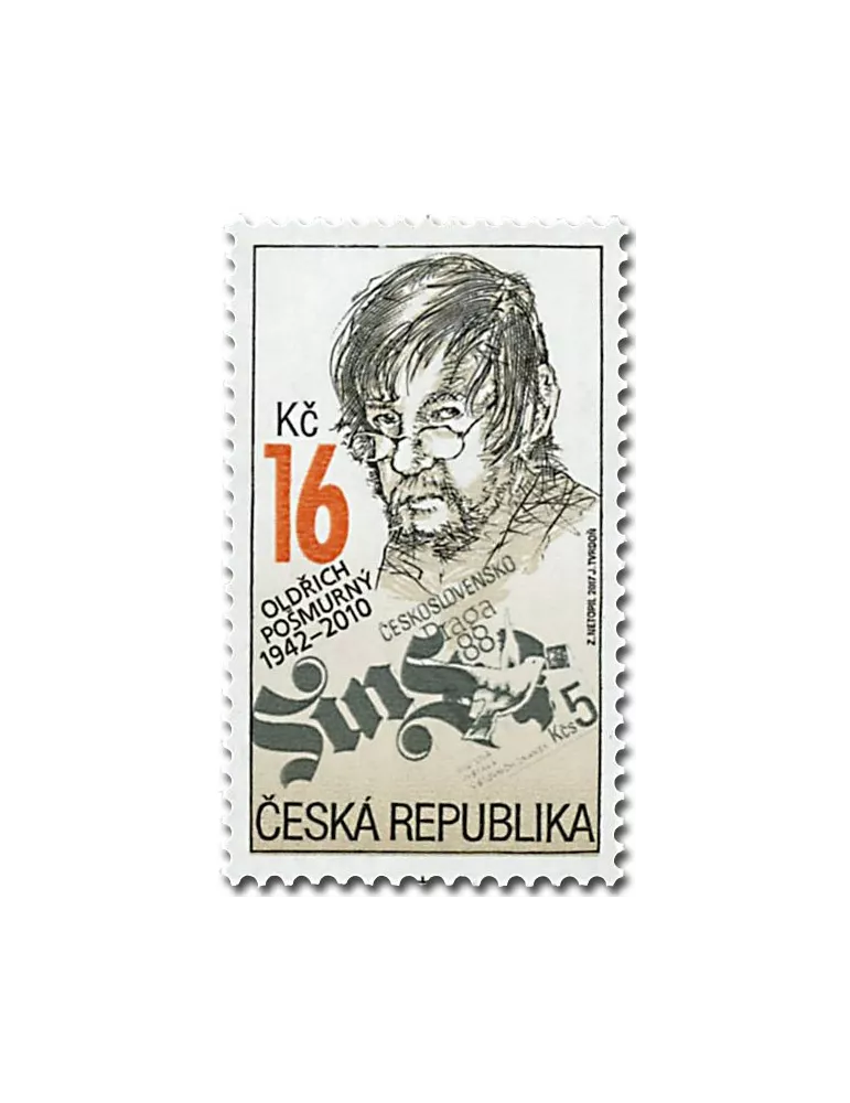 n° 823 - Timbre TCHEQUE (République) Poste