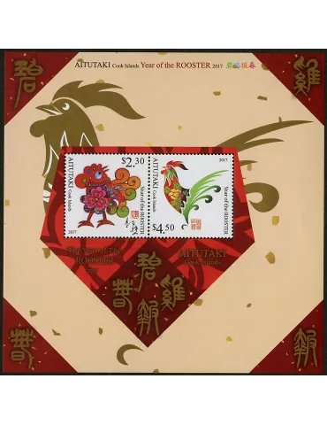 n° 112 - Timbre AITUTAKI Blocs et feuillets