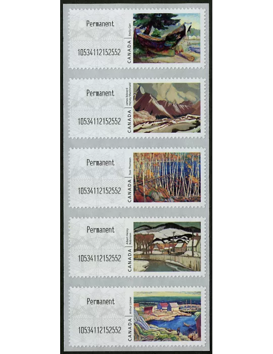 n° 2 - Timbre CANADA Timbres de distributeurs