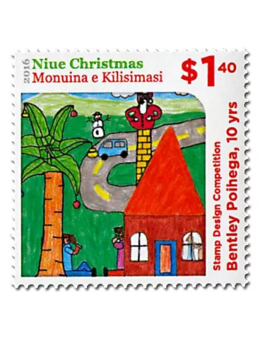 n° 1018 - Timbre NIUE Poste 2