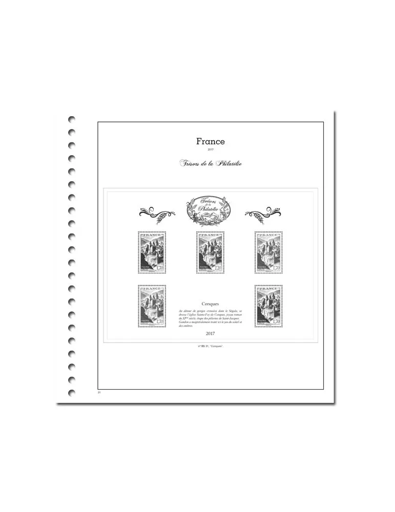 TRESORS DE LA PHILATELIE SC : 2017 (JEUX AVEC POCHETTES)