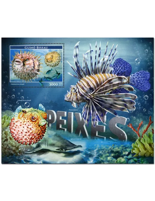 n° 1297 - Timbre GUINEE-BISSAU Blocs et feuillets