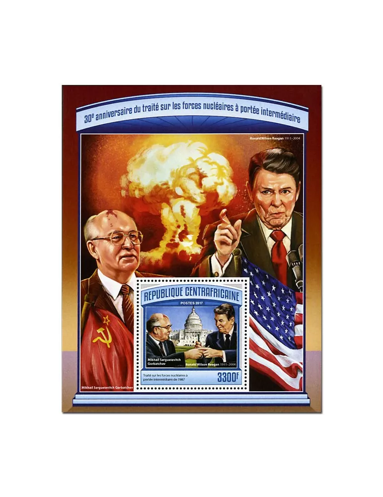 n° 1092 - Timbre CENTRAFRIQUE Blocs et feuillets