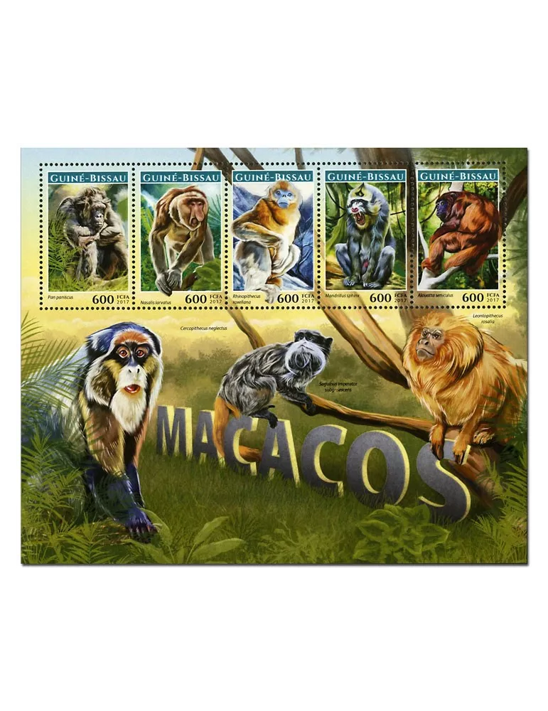 n° 6959 - Timbre GUINEE-BISSAU Poste