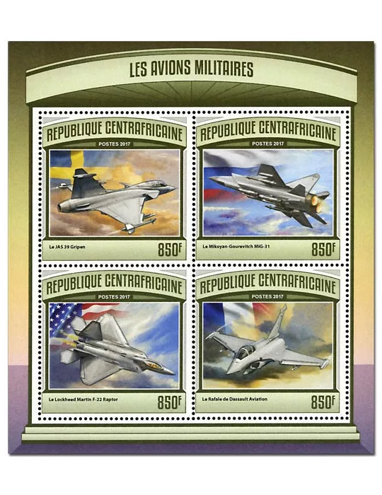 n° 4877 - Timbre CENTRAFRIQUE Poste