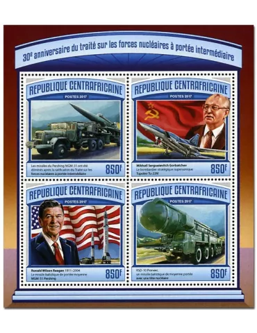 n° 4885 - Timbre CENTRAFRIQUE Poste