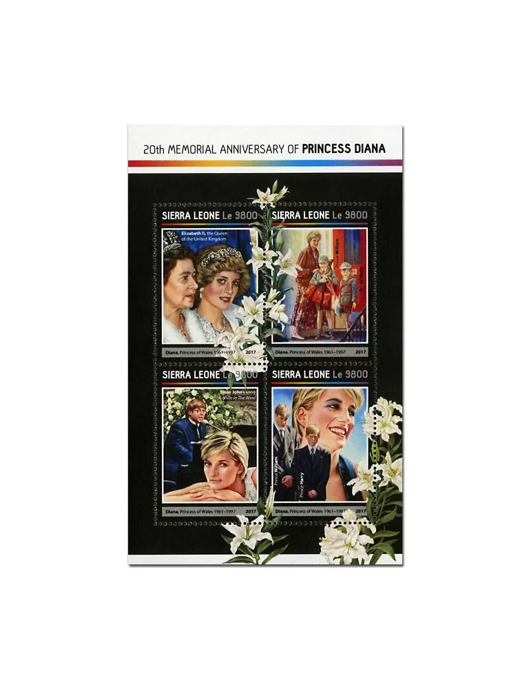 n° 6757 - Timbre SIERRA LEONE Poste