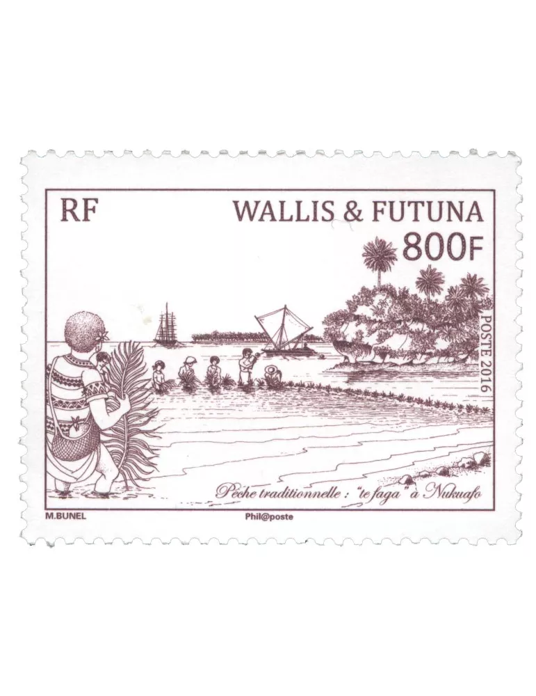n° 854A - Timbre Wallis et Futuna Poste