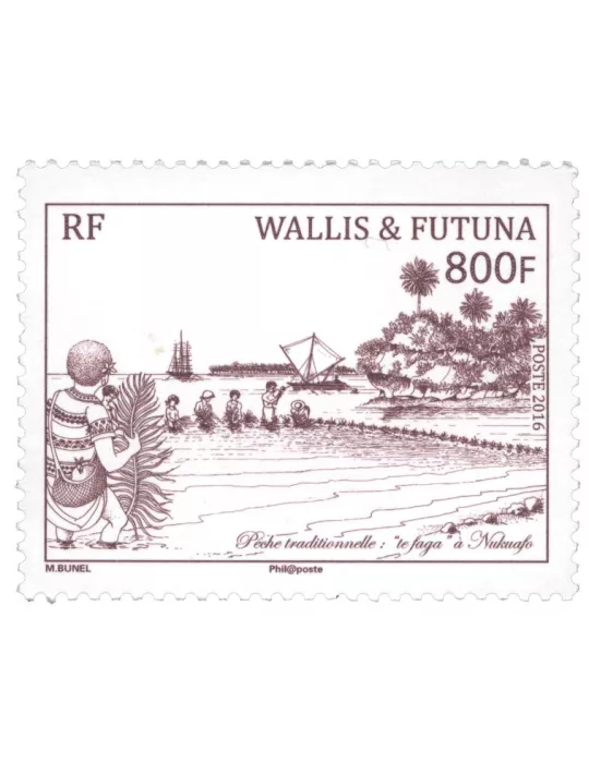 n° 854A - Timbre Wallis et Futuna Poste