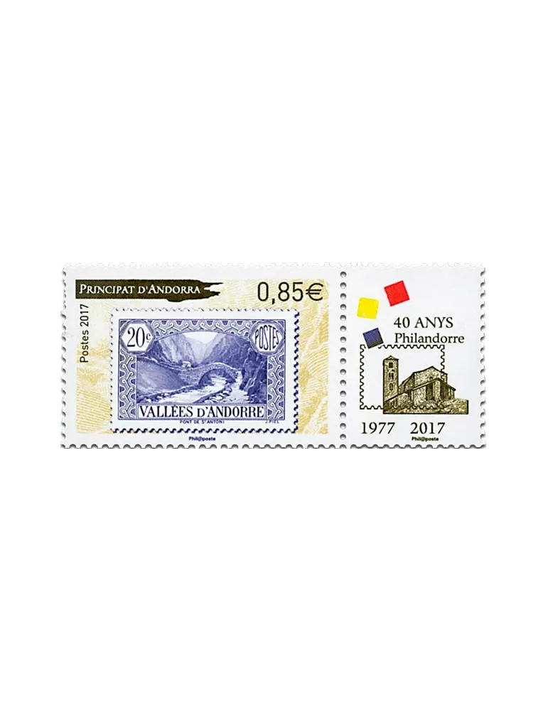 n° 795 - Timbre Andorre Poste