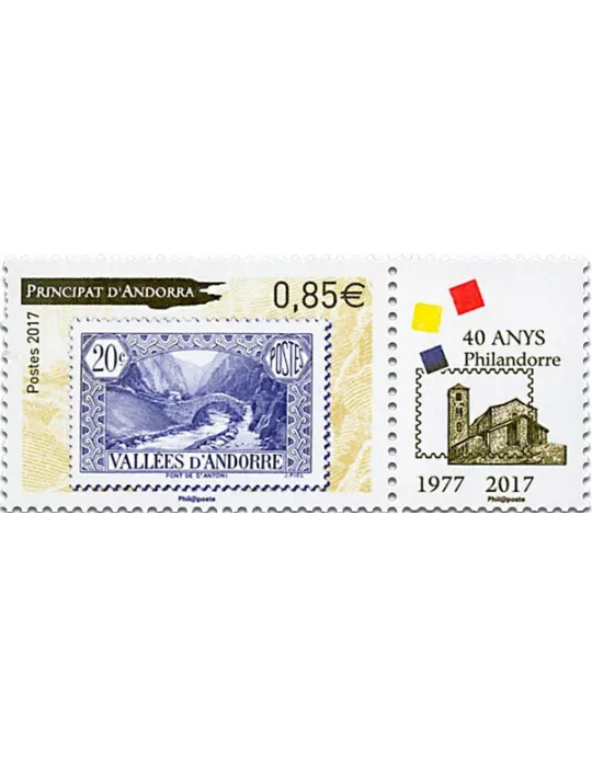 n° 795 - Timbre Andorre Poste