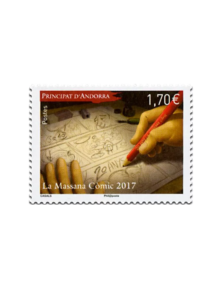 n° 796 - Timbre Andorre Poste