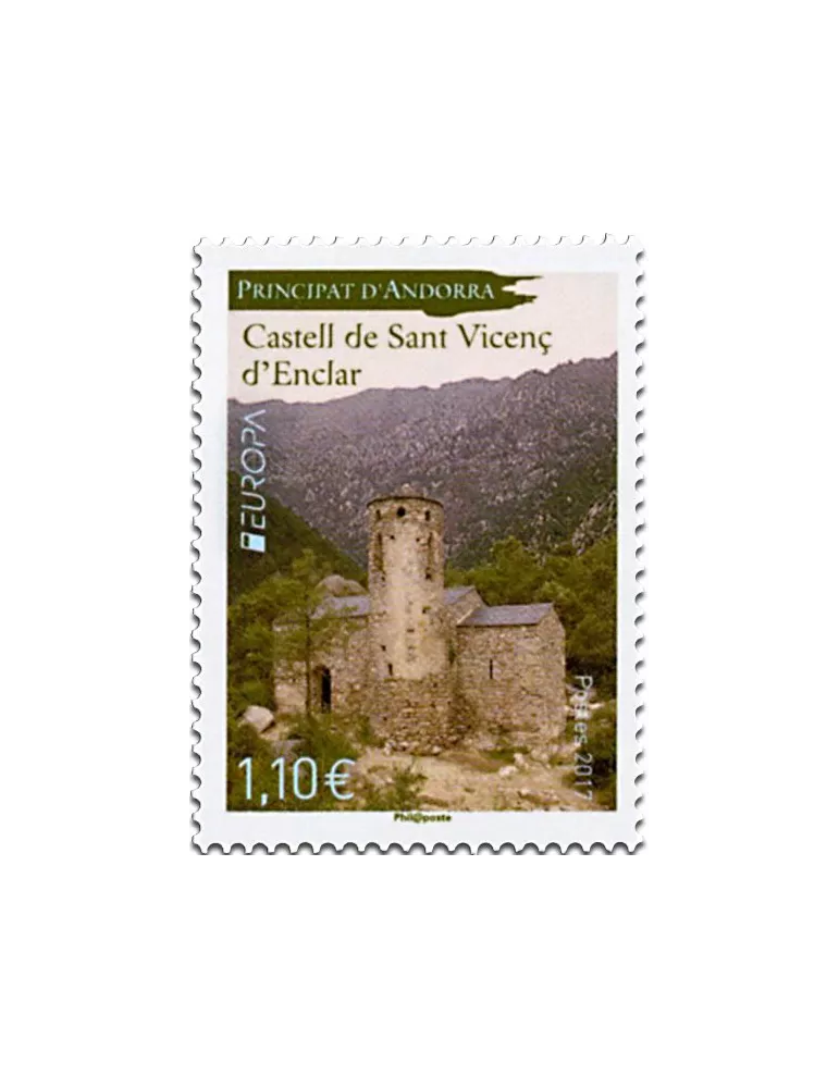 n° 797 - Timbre Andorre Poste (EUROPA)