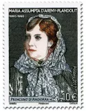 n° 799 - Timbre Andorre Poste
