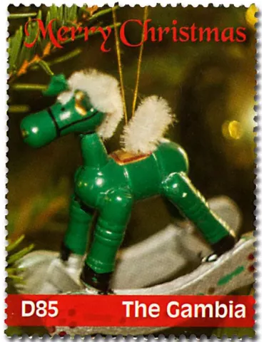 n° 5690/5693 - Timbre GAMBIE Poste 2