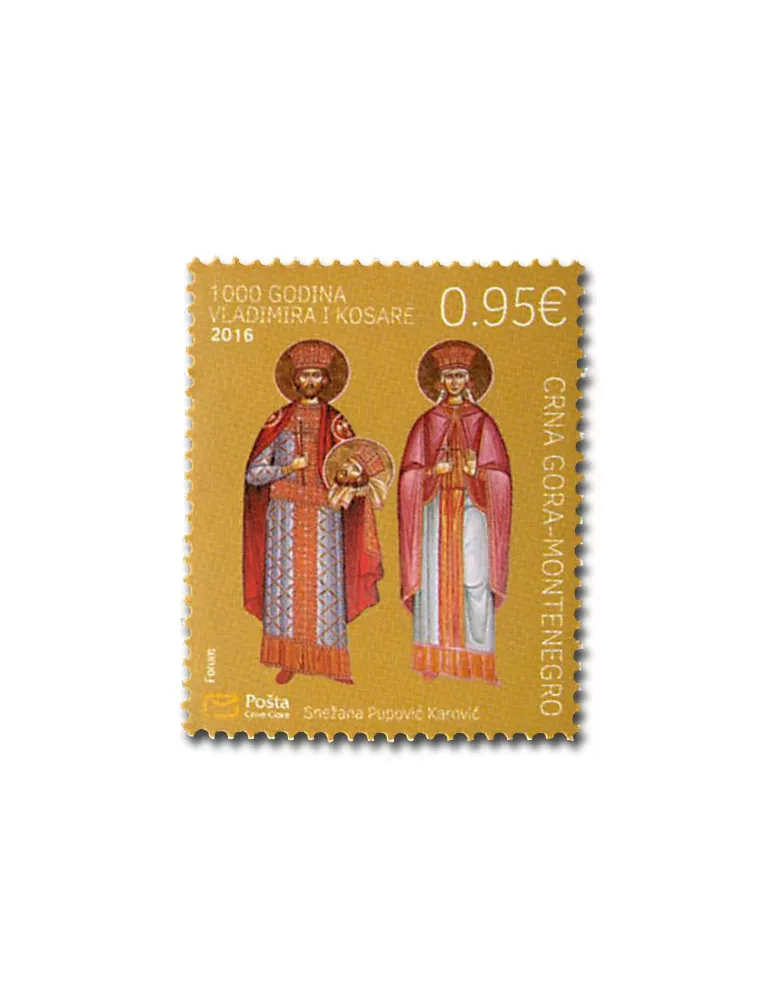 n° 396/397 - Timbre MONTENEGRO Poste