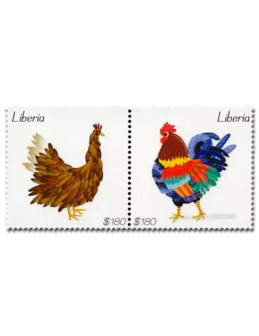 n° 5849/5850 - Timbre LIBERIA Poste