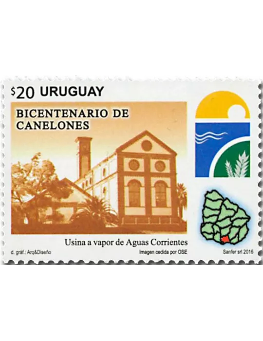 n° 2829 - Timbre URUGUAY Poste