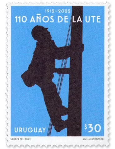 n° 3086 - Timbre URUGUAY Poste