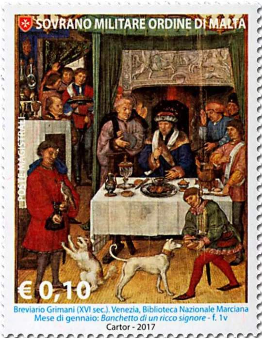n° 1359/1365 - Timbre ORDRE de MALTE Poste