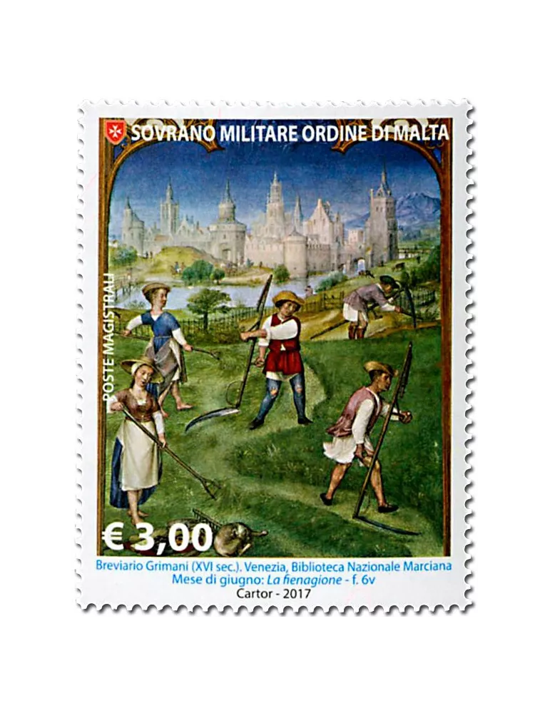 n° 1359/1365 - Timbre ORDRE de MALTE Poste