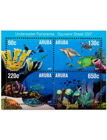 n° 14 - Timbre ARUBA Blocs et feuillets