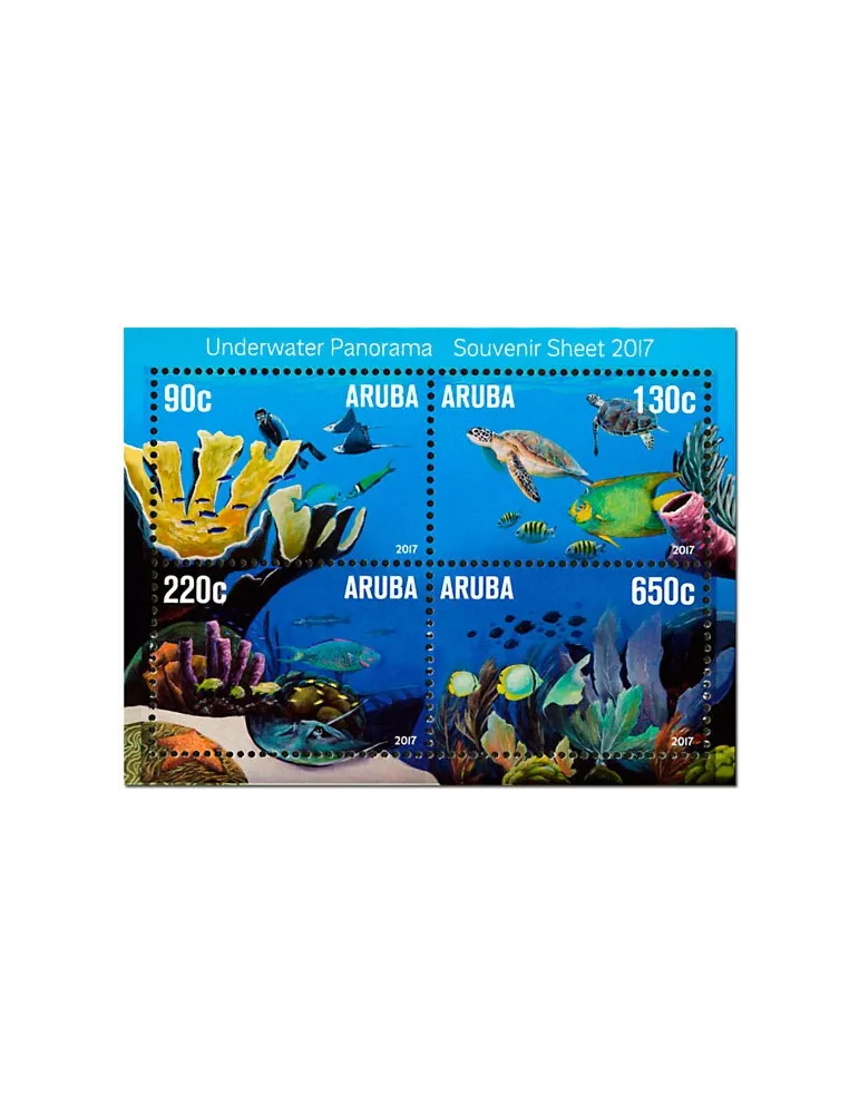 n° 14 - Timbre ARUBA Blocs et feuillets