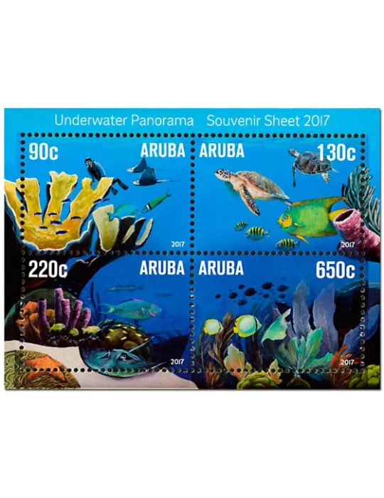 n° 14 - Timbre ARUBA Blocs et feuillets