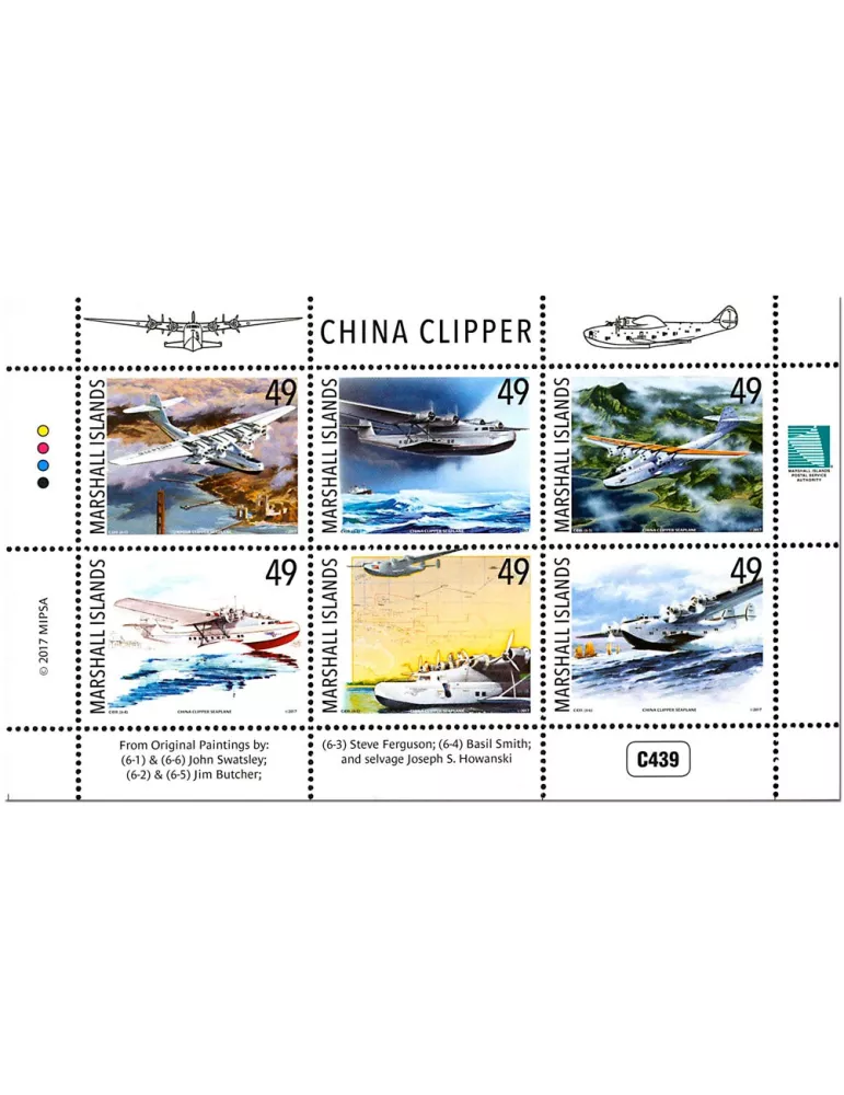 n° 3701/3705 - Timbre MARSHALL Poste