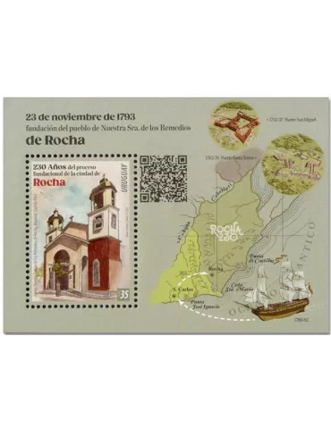 n° 160 - Timbre URUGUAY Blocs et feuillets