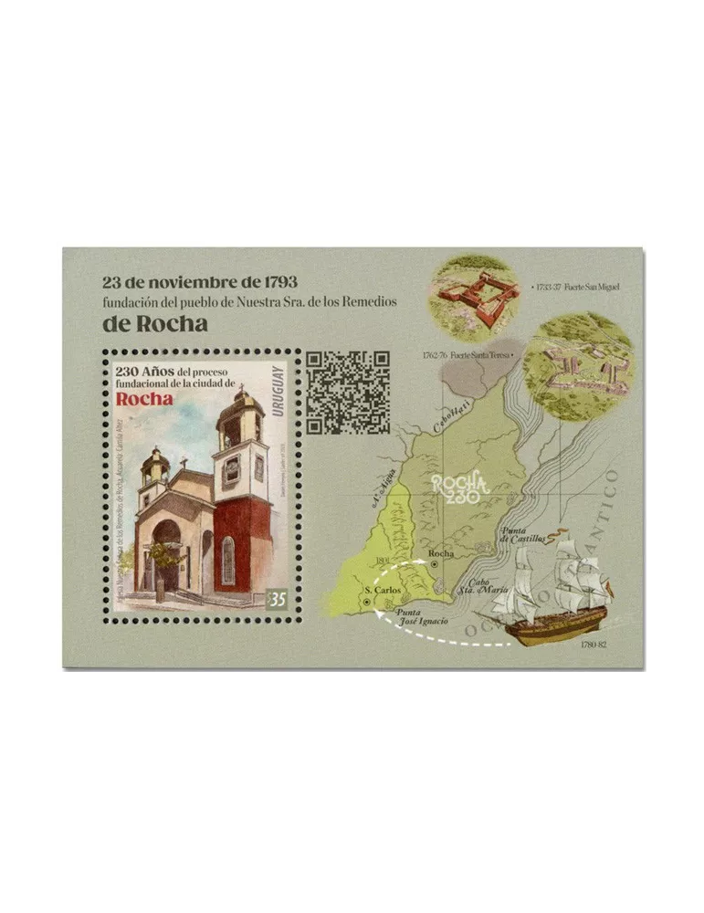 n° 160 - Timbre URUGUAY Blocs et feuillets