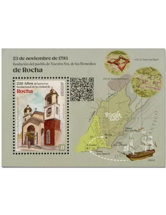 n° 160 - Timbre URUGUAY Blocs et feuillets