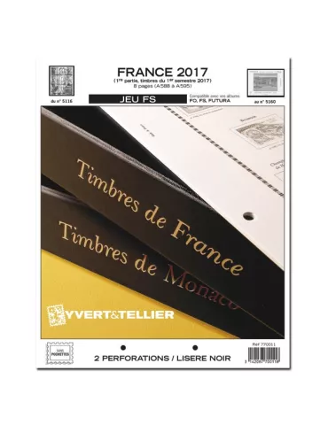 FRANCE FS : 2017 - 1ER SEMESTRE (JEUX SANS POCHETTES)