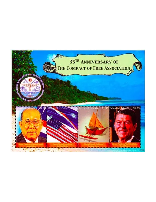 n° 4257/4260 - Timbre MARSHALL Poste