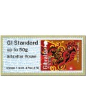 n° 42 - Timbre GIBRALTAR Timbres de distributeurs