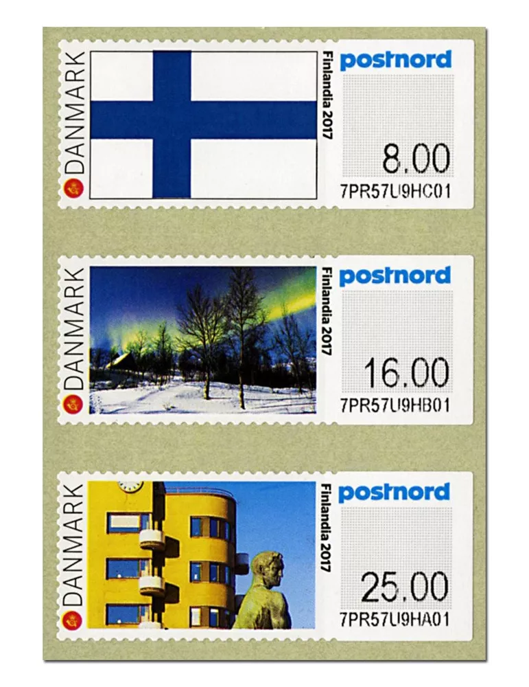 n° 127 - Timbre DANEMARK Timbres de distributeurs