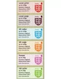 n° 61/66 - Timbre JERSEY Timbres de distributeurs
