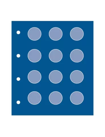 Feuilles pour 12 MEDAILLES TOURISTIQUE - SAFE® (x1)