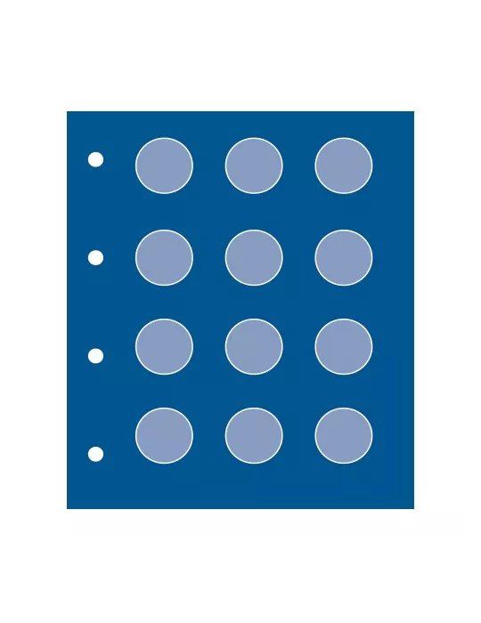 Feuilles pour 12 MEDAILLES TOURISTIQUE - SAFE® (x1)