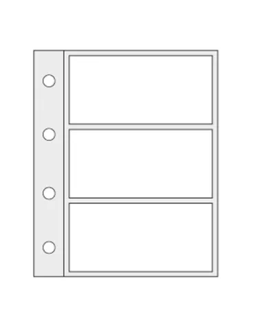 Feuilles pour album BILLETS SOUVENIR FRANCE - SAFE® (x5)