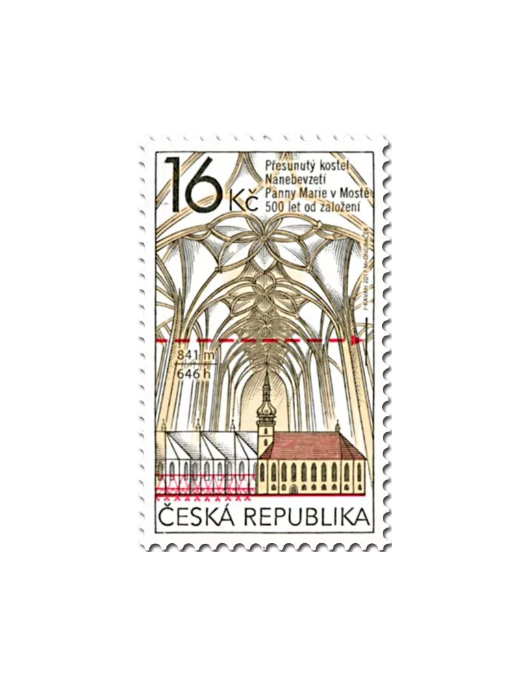 n° 842 - Timbre TCHEQUE (République) Poste